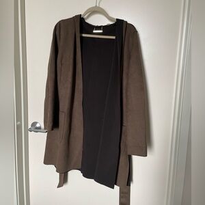 Faux suede lightweight coat 🫒🍸